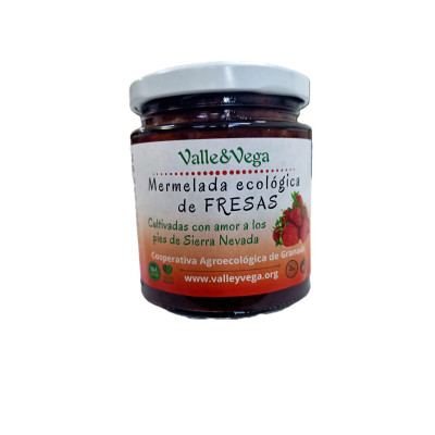 Organic Strawberry Jam Valle y Vega