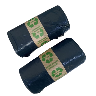 100% Recycled Plastic Trash Bags