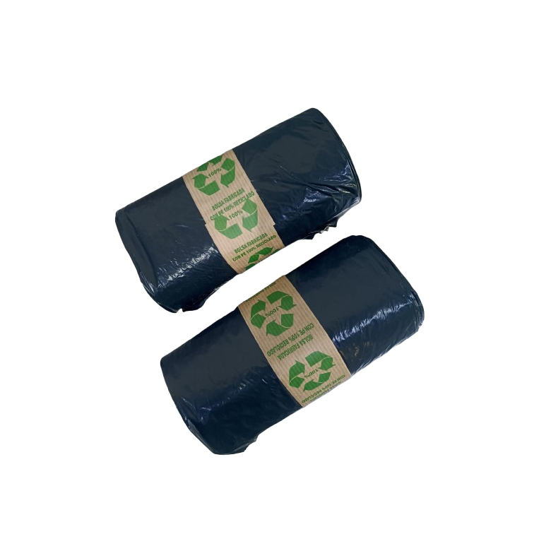 100% Recycled Plastic Trash Bags