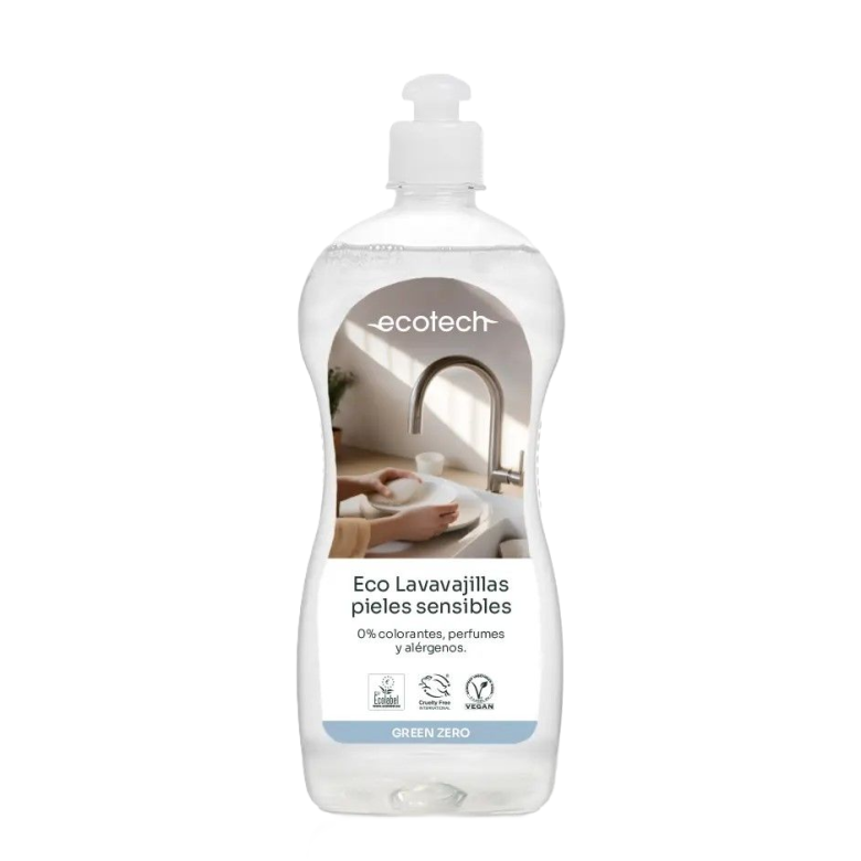 Lavavajillas EcoTech Pieles sensibles 750ml Eco