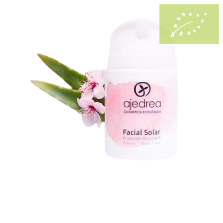 Crema Solar Facial Protección alta 50ml Ecológico