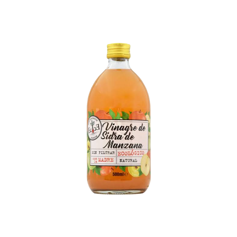 Unfiltered Apple Cider Vinegar, 50 cl. Organic