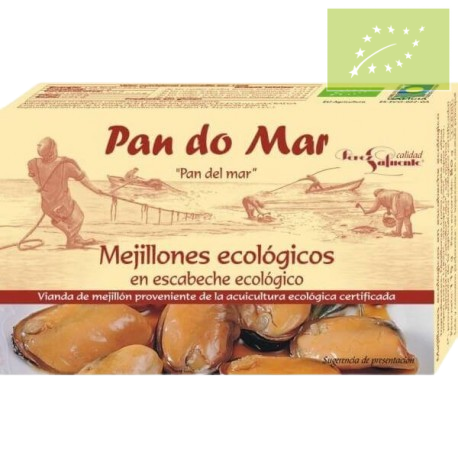 Mejillones en escabeche 115gr ecológicos