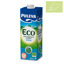 Leche de vaca. Entera. Ecológica 1 l.