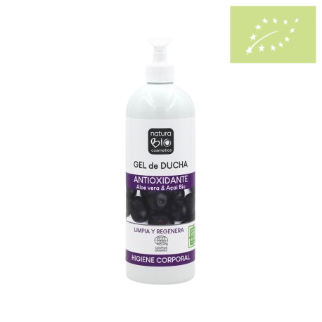 Gel ducha antioxidante Aloe & Açai 740ml Naturabio