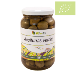 Aceitunas verdes aliñadas 345g Ecológicas 