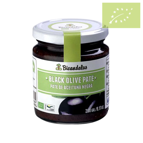 Paté de aceituna negra 220g Ecológico