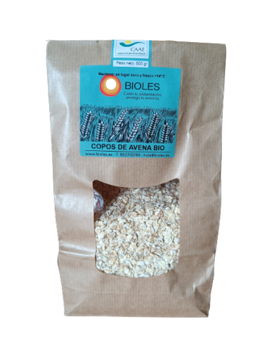 Copos de avena 500g Ecológicos
