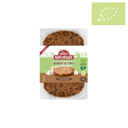 Vegano-Hamburguesa vegetal de tofu y champiñon 160g ecológica