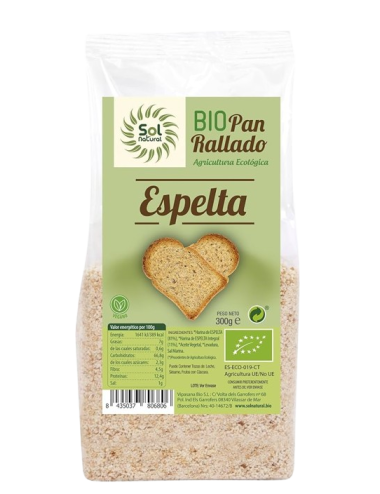 Pan rallado de espelta...