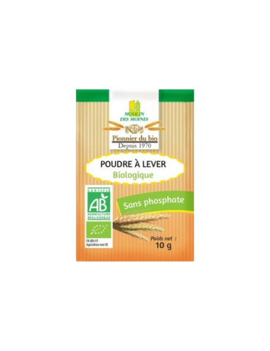 Organic baking powder 8x10g