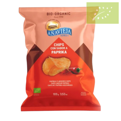 Patatas Fritas sabor Paprika 100g ecológicas 