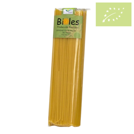 Espagueti trigo blanco 500g ecológico 