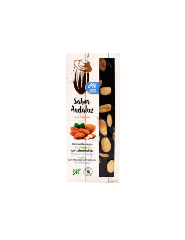 Dark chocolate with almonds...