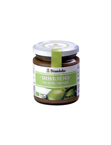 Green olive pate 220g Organic