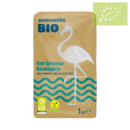 Sal marina GRUESA Marismeña 1kg Ecológica