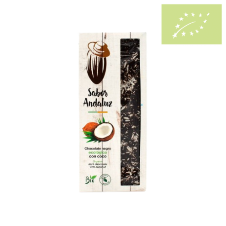 Chocolate negro con coco 100g Ecológico