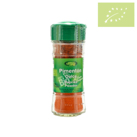 Pimenton DULCE molido en polvo 38 g ecológico.