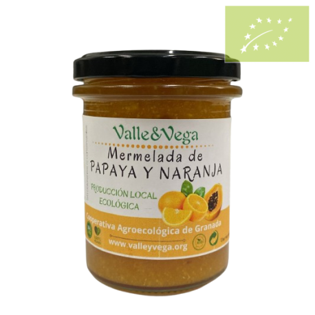 Mermelada de Papaya y Naranja Eco Valle y Vega