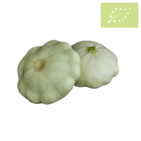 Calabaza Pattypan Ecológica