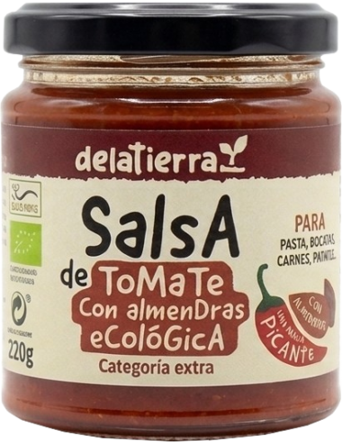Spicy sauce with almonds...