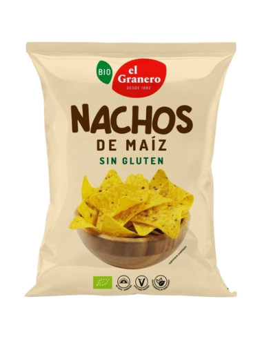Nacho de maíz sin gluten...
